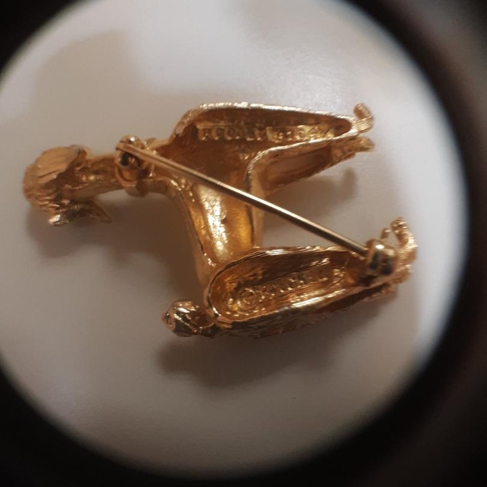 Marcel Boucher Gold Tone Poodle Pin / Brooch - Picture 11 of 14
